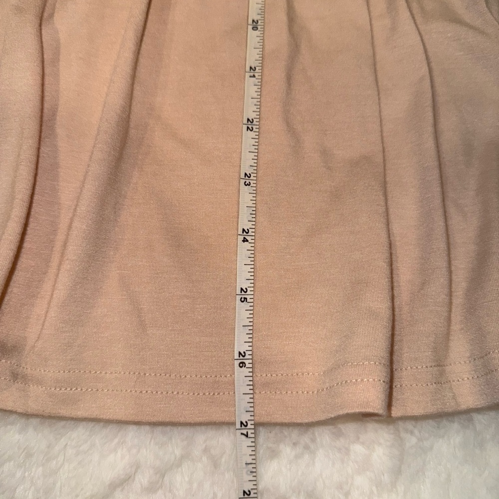 3 x 20$ NWT Merokeety Chic Beige V-Neck Tunic Top Size Medium - Picture 4 of 5